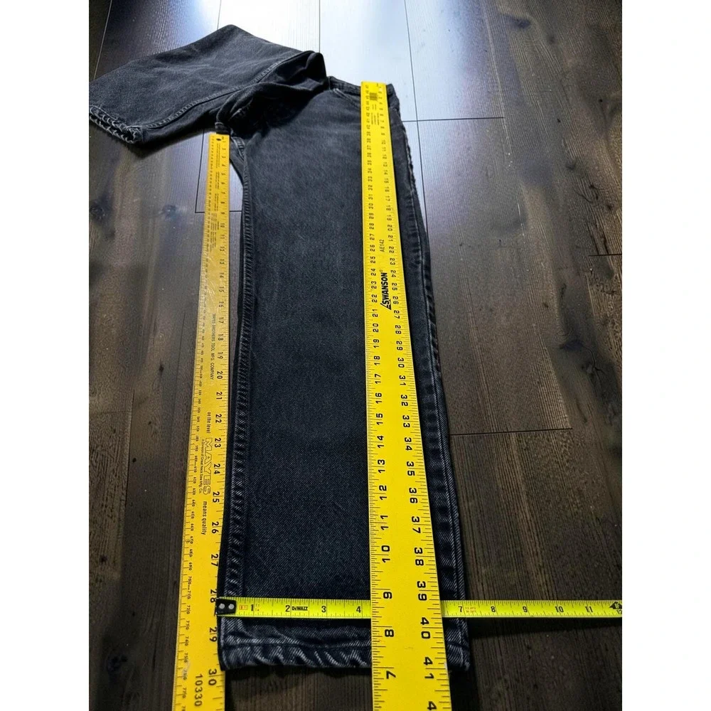 Vintage Levis 550 Relaxed Fit Tapered Leg Black Jeans Made in USA 32x32
